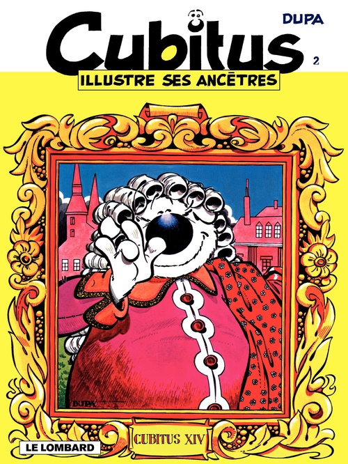 Couverture ebook de Cubitus - tome 2 - Cubitus illustre ses ancêtres, de Dupa