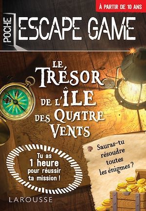 ebook cover of Escape de game de poche  - Le Trésor de l'île des Quatre Vents, by Gilles Saint-Martin