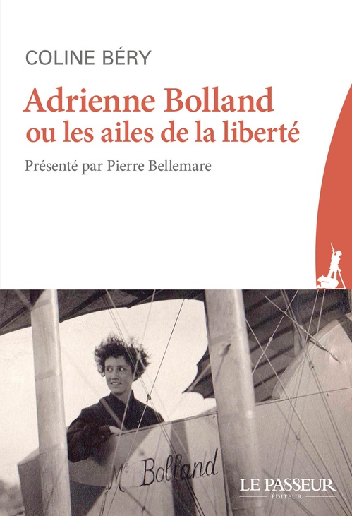 Couverture ebook de Adrienne Bolland ou les ailes de la liberté, de Coline Béry