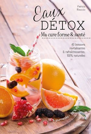 Couverture ebook de Eaux Detox, de Patricia Riveccio