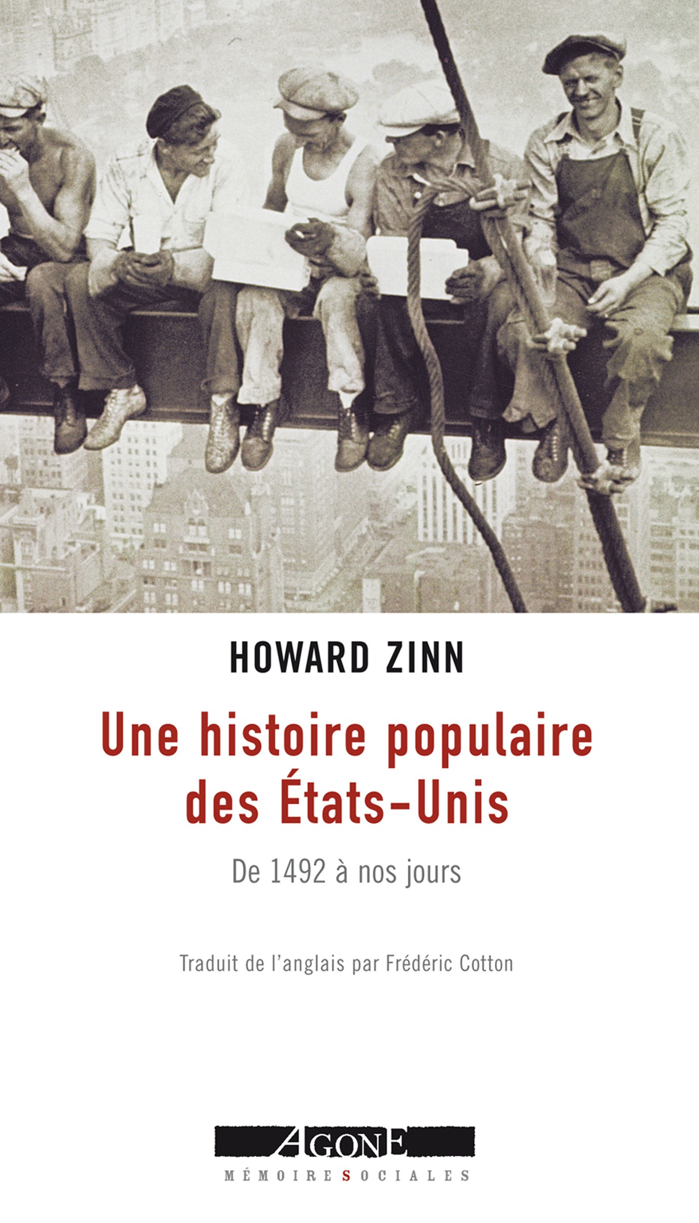 ebook cover of Une histoire populaire des États-Unis, by Howard Zinn