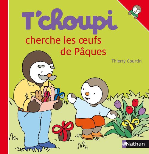 ebook cover of T'choupi cherche les oeufs de paques, by Thierry Courtin