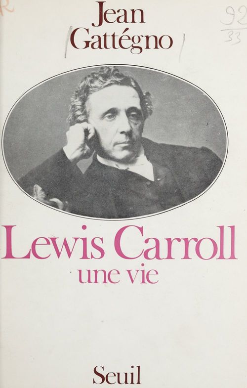 Couverture ebook de Lewis Carroll, de Jean Gattégno