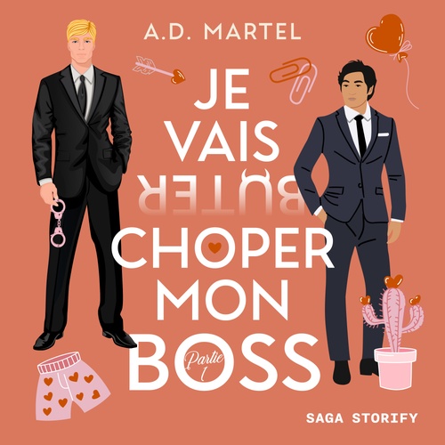 Couverture audiobook de Je vais choper mon boss, partie 1, de A.D. Martel