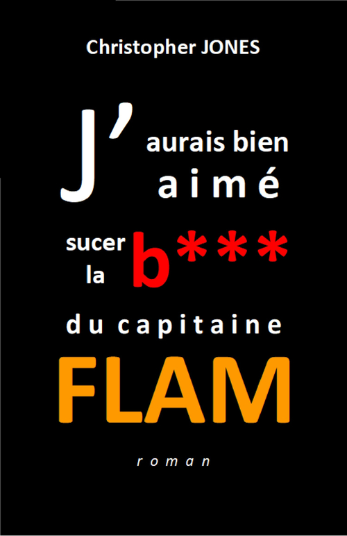 Couverture ebook de J'aurais bien aimé sucer la b***  du capitaine Flam, de Christopher Jones