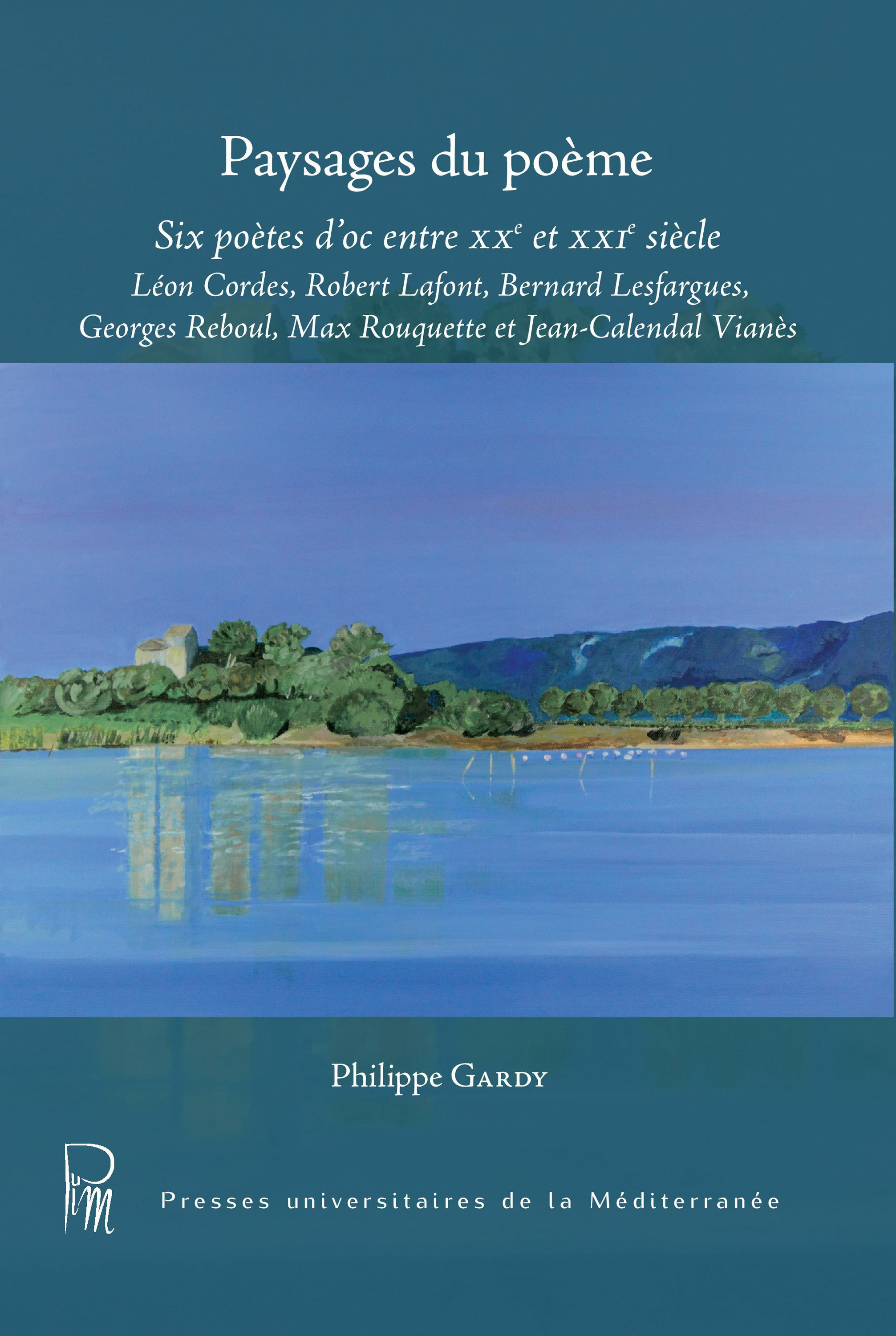 Couverture ebook de Paysages du poème, de Philippe Gardy