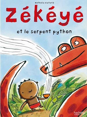 Couverture ebook de Zékéyé et le serpent python, de Nathalie Dieterlé