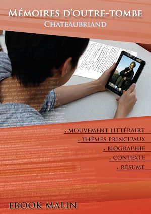 ebook cover of Fiche de lecture Mémoires d'outre-tombe - Résumé détaillé et analyse littéraire de référence, by Francois-Rene De Chateaubriand