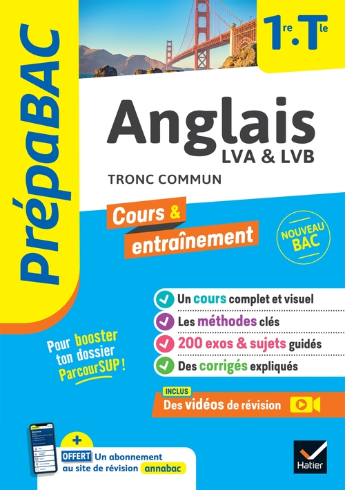 ebook cover of Prépabac - Anglais 1re/Tle - Bac 2027, by Sophie Béthery-Dostes, Sylvie Collard-Rebeyrolle, Martine Guigue, Élisabeth Cascalès-Miquel