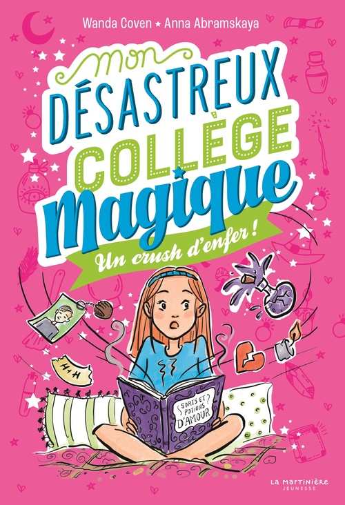 Couverture ebook de Mon désastreux collège magique, de Wanda Coven