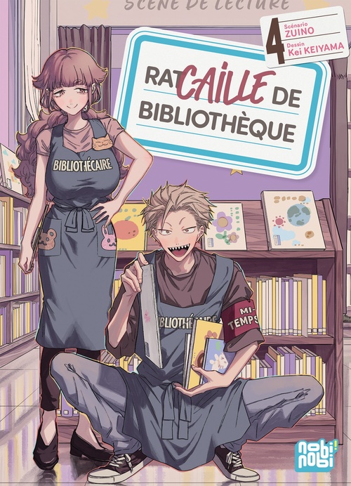 Couverture ebook de Racaille de bibliothèque T04, de Kei Keiyama