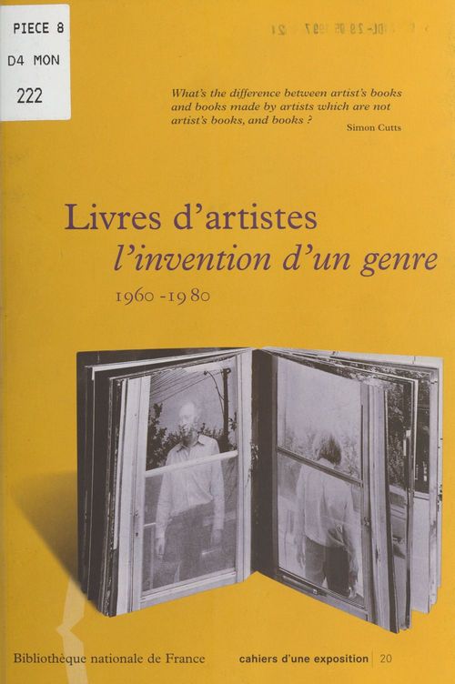 Couverture ebook de Livres d'artistes : L'Invention d'un genre (1960-1980), de Collectif