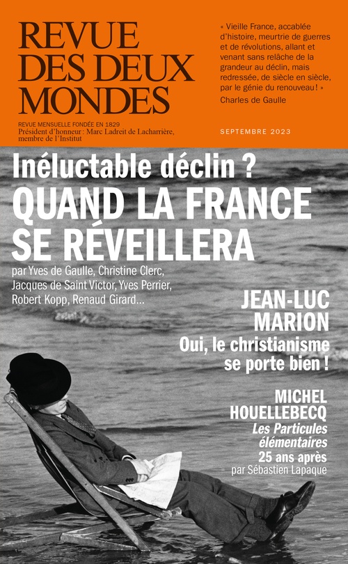 Couverture ebook de Revue des Deux Mondes septembre 2023, de Revue Des Deux Mondes