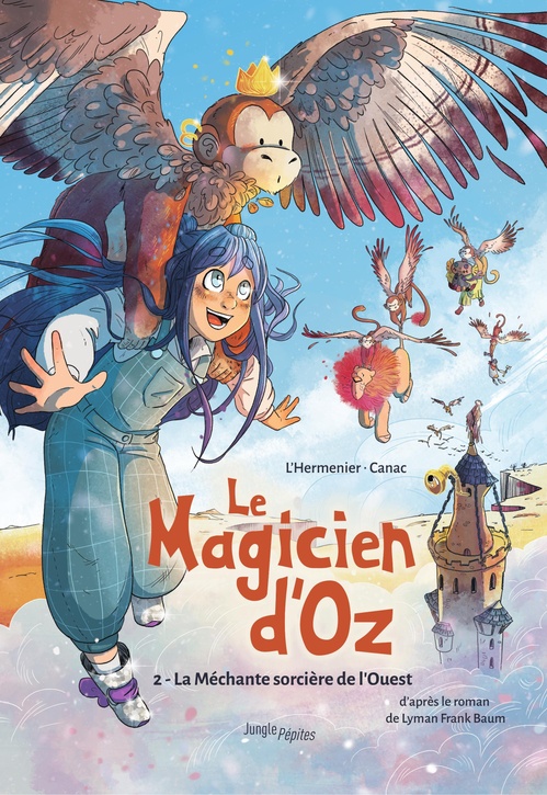 Couverture ebook de Le magicien d'Oz - Tome 2 - La méchante sorcière de l'Ouest, de Maxe l'Hermenier