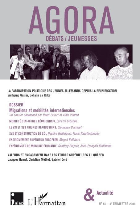 ebook cover of Migrations et mobilités internationales, by Revue agora débats jeunesses
