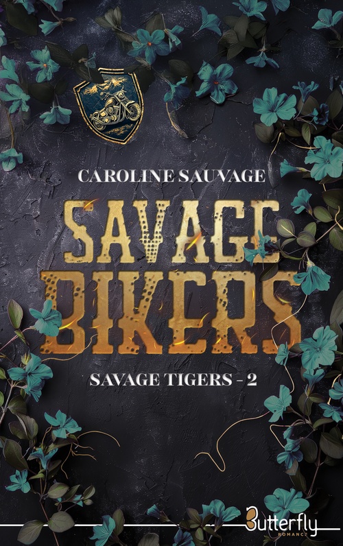 ebook cover of Savage Bikers, by Caroline Sauvage
