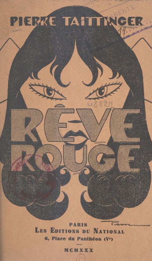 ebook cover of Le rêve rouge, by Pierre Taittinger