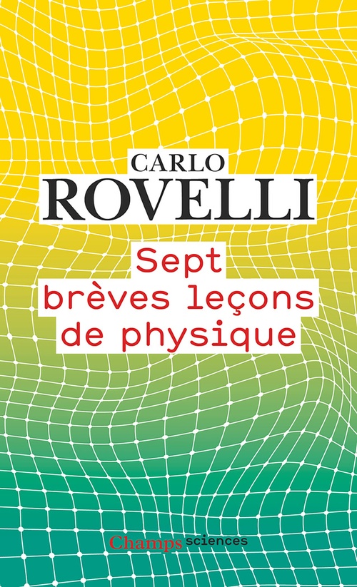 Couverture ebook de Sept brèves leçons de physique, de Carlo Rovelli