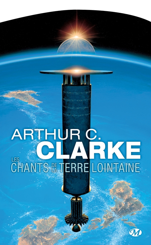 ebook cover of Les Chants de la Terre lointaine, by Arthur C. Clarke, F. M. Watkings