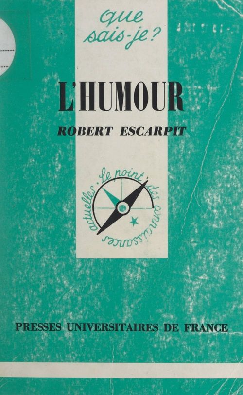 Couverture ebook de L'humour, de Robert Escarpit