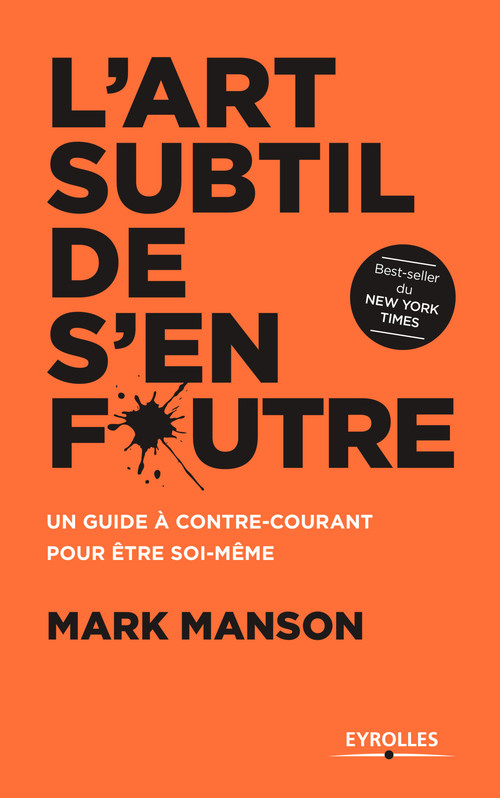 ebook cover of L'art subtil de s'en foutre, by Mark Manson