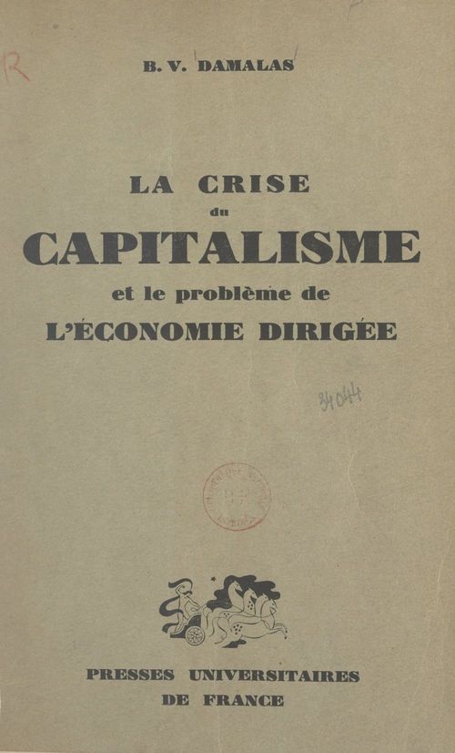 ebook cover of La crise du capitalisme et le problème de l'économie dirigée, by Vasileios Damalas