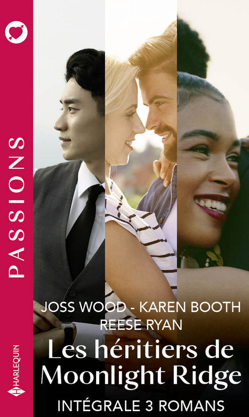 Couverture ebook de Les héritiers de Moonlight Ridge - Intégrale 3 romans, de Karen Booth, Reese Ryan, Joss Wood