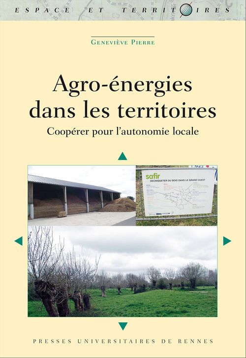 Couverture ebook de Agro-énergies dans les territoires, de Genevieve Pierre