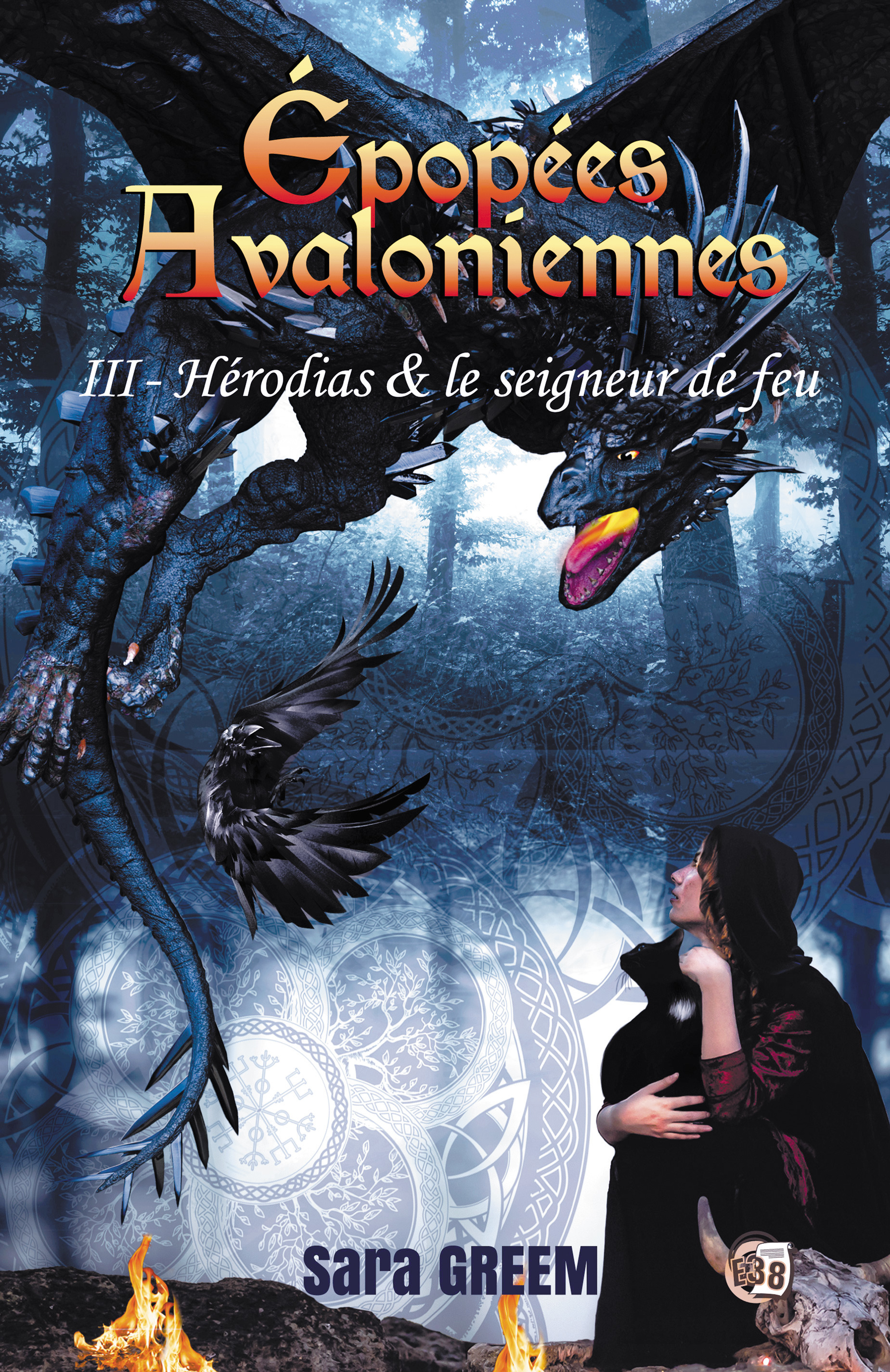 Couverture ebook de Hérodias et le seigneur de feu, de Sara Greem