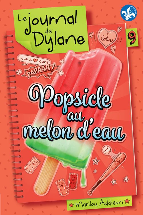 ebook cover of Popsicle au melon d'eau, by Marilou Addison
