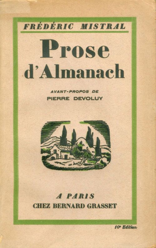 ebook cover of Prose d'Almanach, by Frédéric Mistral