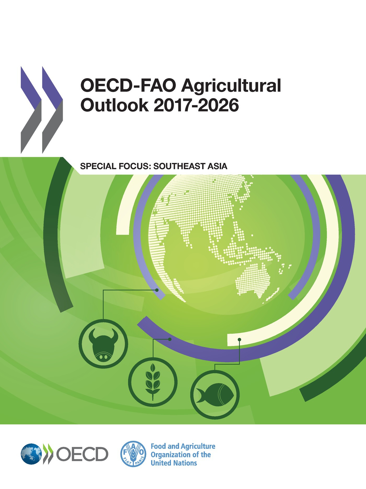 Couverture ebook de OECD-FAO Agricultural Outlook 2017-2026, de Collectif