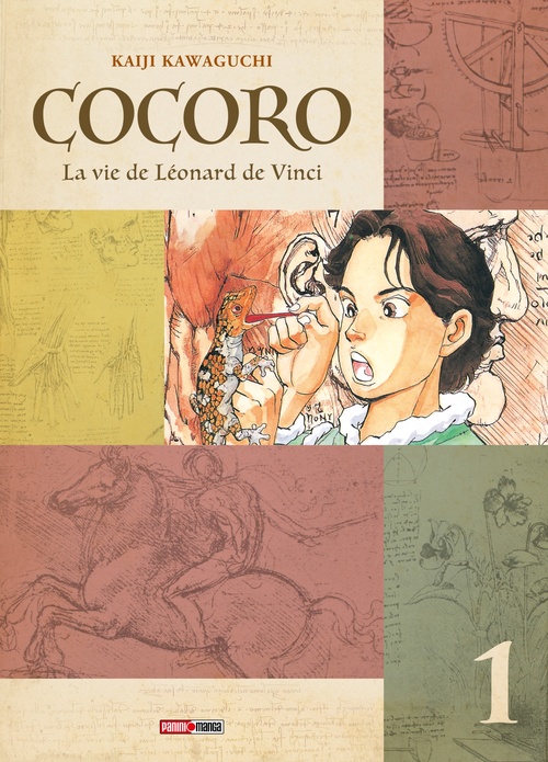 Couverture ebook de Cocoro - La vie de Léonard de Vinci T01, de Kaiji Kawaguchi