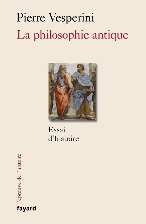 Couverture ebook de La Philosophie antique, de Pierre Vesperini