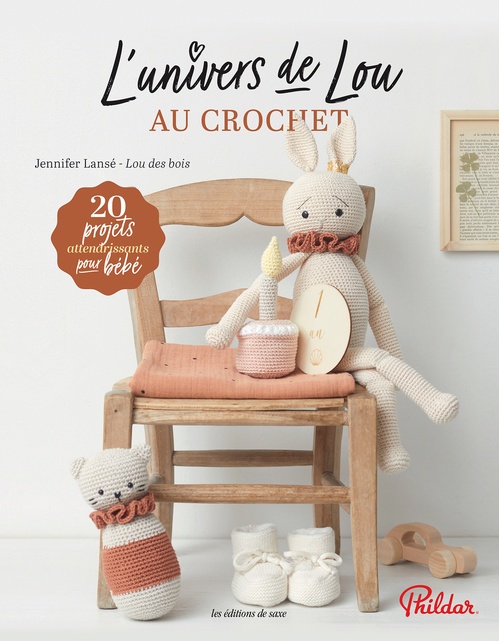 Couverture ebook de L'univers de Lou au crochet, de Jennifer Lanse