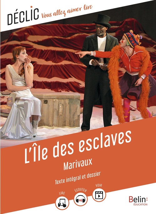 ebook cover of L'Île des esclaves, by Pierre de Marivaux