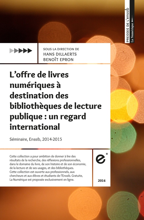ebook cover of L´offre de livres numériques à destination des bibliothèques de lecture publique : un regard international, by Collectif