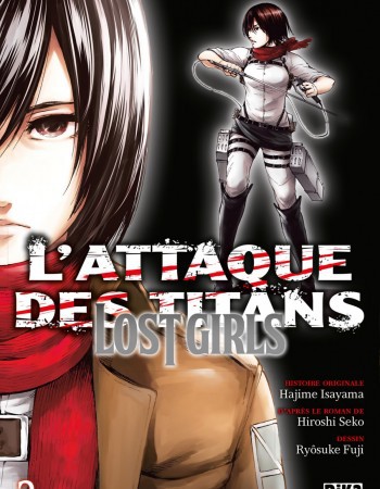 ebook cover of L'Attaque des Titans - Lost Girls T02, by Hajime Isayama, Hiroshi Seko, Ryôsuke Fuji, Fuji Ryosuke