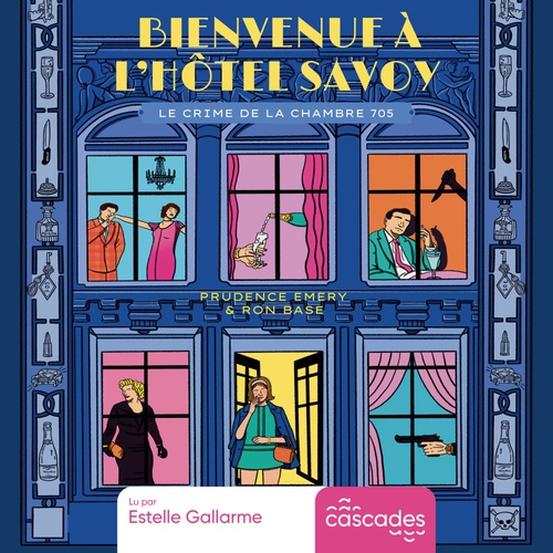 audiobook cover of Bienvenue à l'hôtel Savoy - tome 1, by Prudence Emery, Ron Base