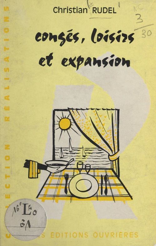 ebook cover of Congés, loisirs et expansion, by Christian Rudel