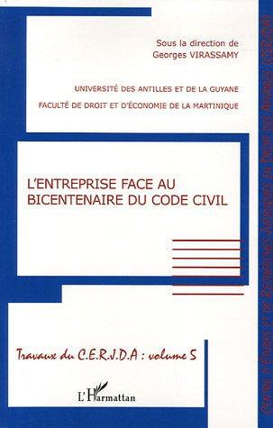 ebook cover of L'entreprise face au bicentenaire du Code civil, by Georges Virassamy
