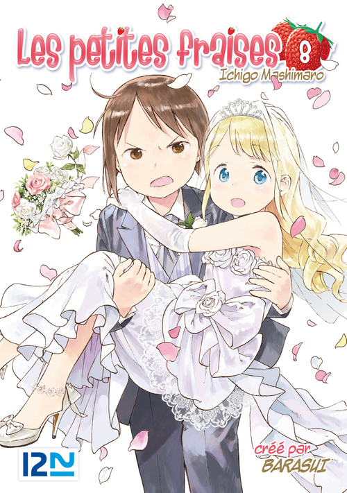 Couverture ebook de Les petites fraises - tome 8, de Barasui