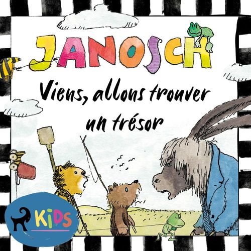 audiobook cover of Viens, allons trouver un trésor, by Janosch