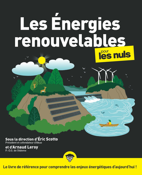 Couverture ebook de Les Énergies renouvelables pour les Nuls, de