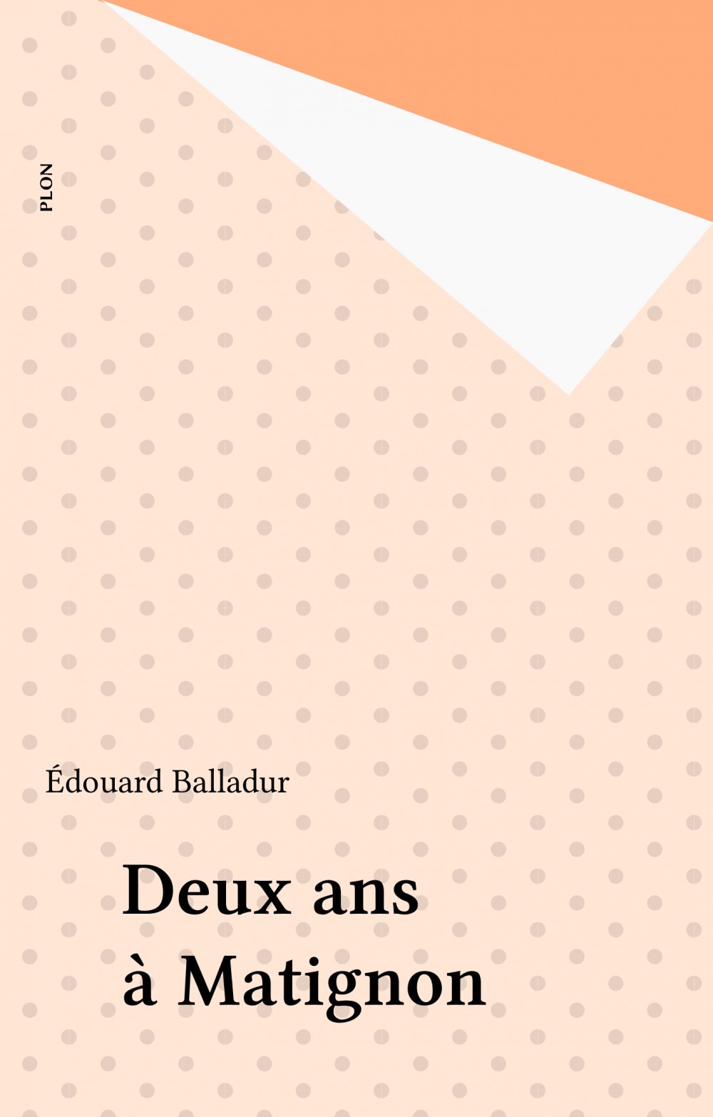 Couverture ebook de Deux ans à Matignon, de Edouard Balladur