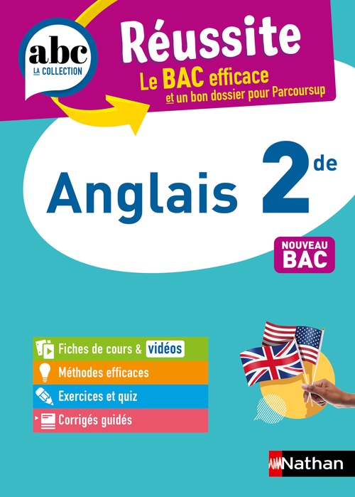 Couverture ebook de ABC Réussite Anglais 2de, de Brigitte Arnaud