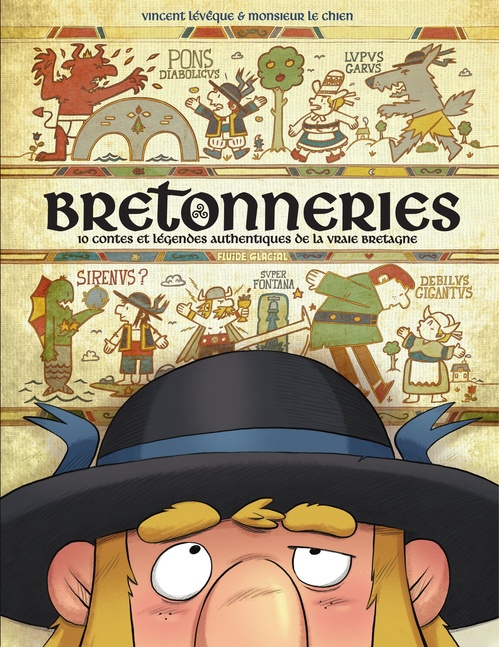 Couverture ebook de Bretonneries - tome 1 - 10 contes et légendes authentiques de la vraie Bretagne, de Monsieur le chien