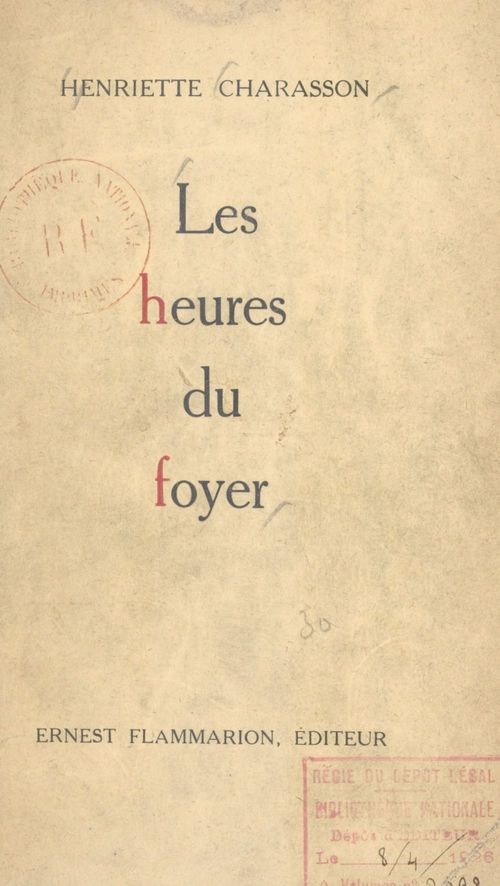 ebook cover of Les heures du foyer, by Henriette Charasson