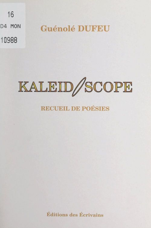 ebook cover of Kaléidoscope, by Guenole Dufeu