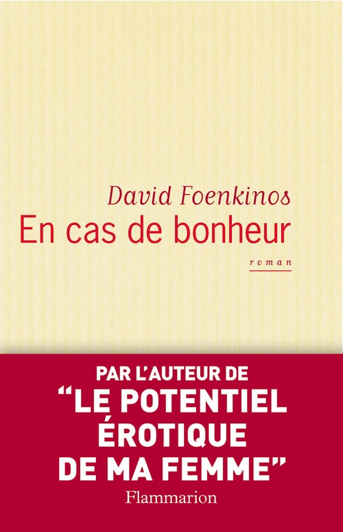 ebook cover of En cas de bonheur, by David Foenkinos